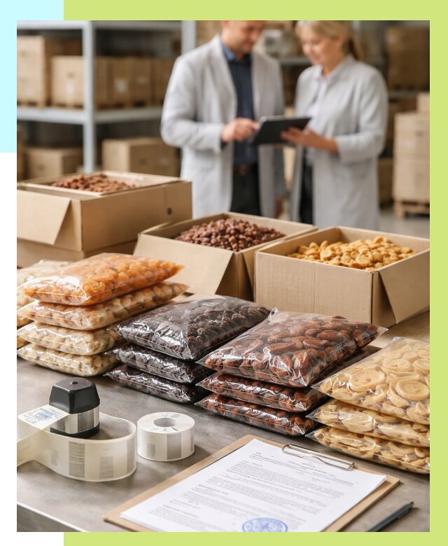 Сертификация сухофруктов в Кинели от 12226 р. | Алешин-Кнл под ключ