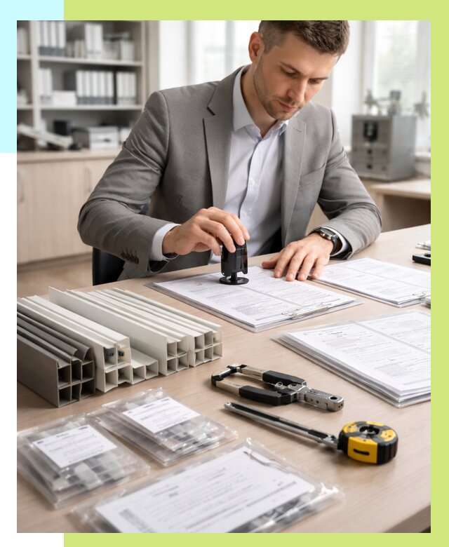 Сертификация ПВХ продукции в Кинели от 8660 р., Алешин-Кнл