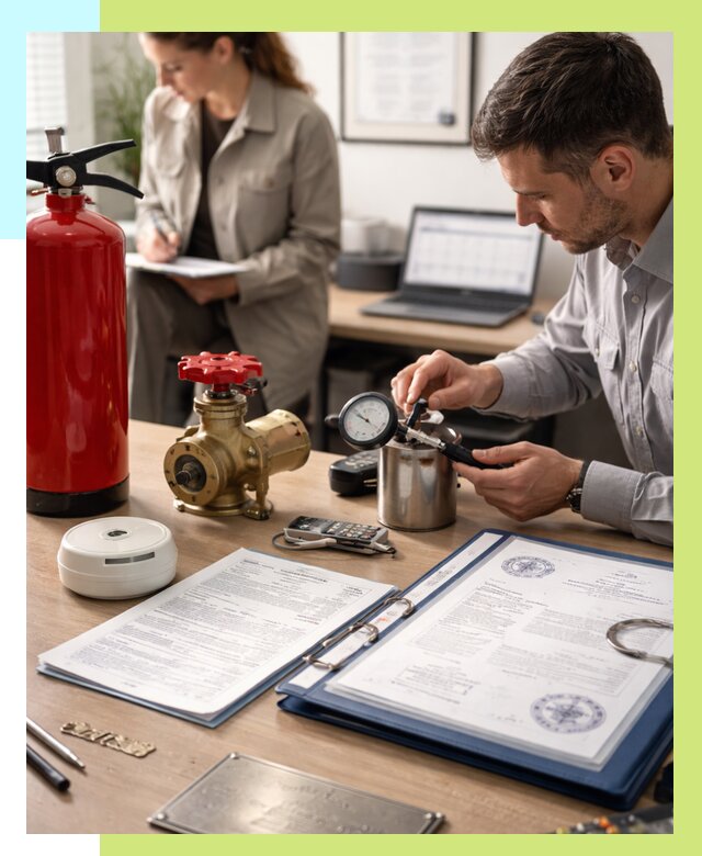 Сертификация пожарного оборудования в Кинели от 15282 р.|Алешин-Кнл