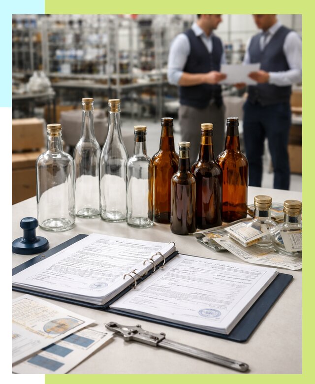 Сертификация стеклянных бутылок в Кинели от 25470 р. | Алешин-Кнл