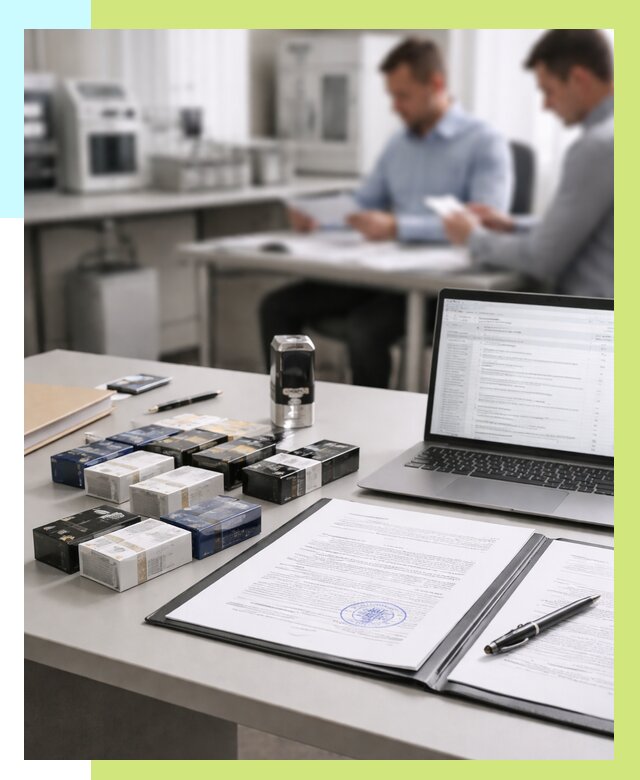 Сертификация сигарет под ключ в Кинели от 45846 р. | Алешин-Кнл