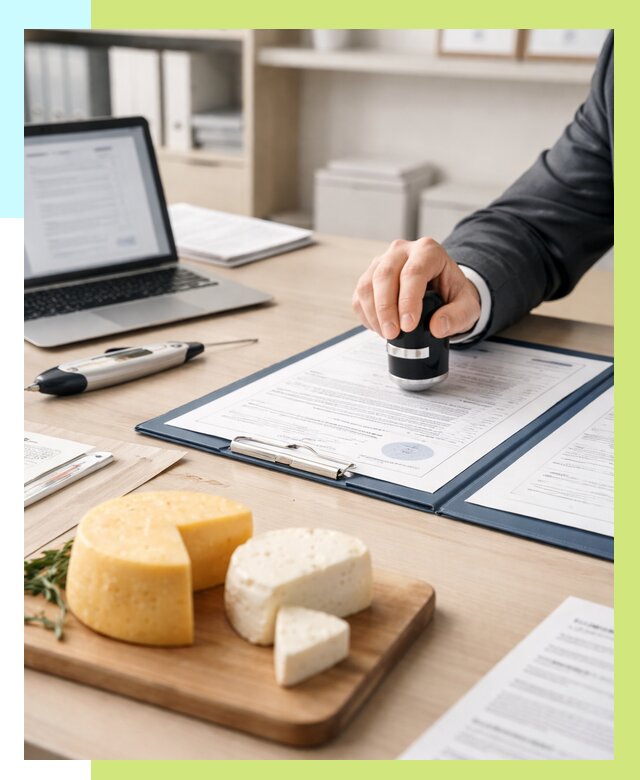 Сертификация сыров в Кинели от 15282 р | Сертификат на сыр Алешин-Кнл