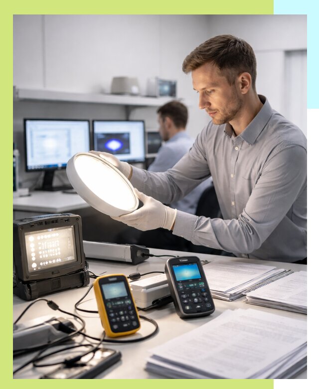 Сертификация светильников в Кинели: испытания и оформление