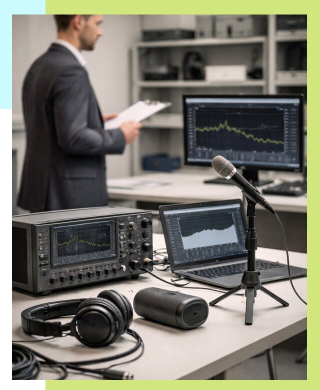 Сертификация аудиотехники в Кинели от 15282 р., Алешин-Кнл