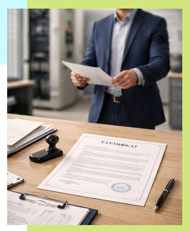 Сертификат на оборудование в Кинели от 15282 р. | Алешин-Кнл