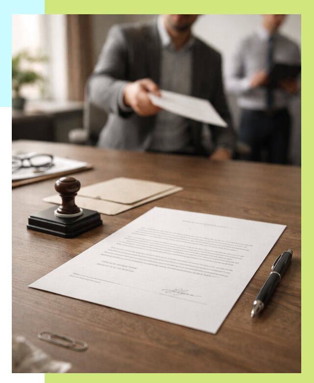 Отказное письмо по сертификации в Кинели от 3566 р. | Алешин-Кнл