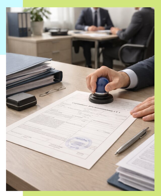 Сертификат происхождения СТ 1 в Кинели от 4585 р. | Алешин-Кнл