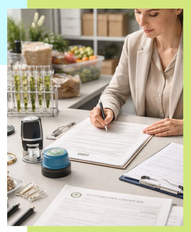 Фитосанитарный сертификат оформить в Кинели от 4585 р. | Алешин-Кнл