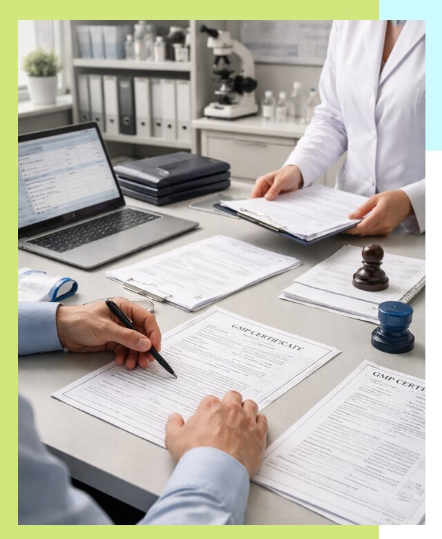 Оформление сертификата GMP в Кинели для фармпроизводства