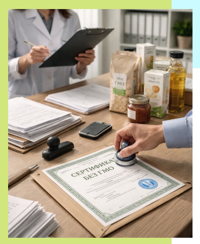 Получение сертификата Без ГМО для продукции в Кинели