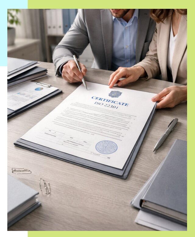 Сертификат ISO 22301 в Кинели от 45846 р. | Алешин-Кнл срочно