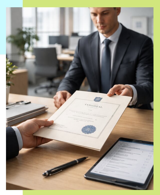 Сертификат ISO 30301 в Кинели от 35658 р. | Алешин-Кнл - под ключ