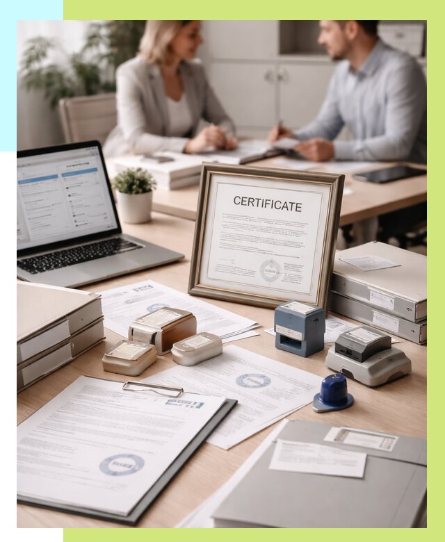 Сертификация компании в Кинели от 45846 р. | Алешин-Кнл — заказ